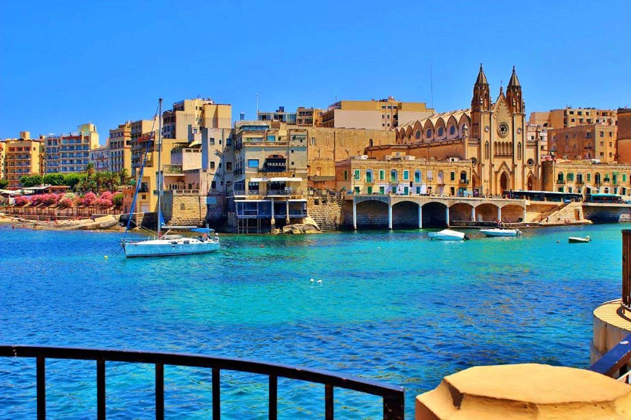 Modern 2 Bedroom Maisonette In Central Sliema Exteriör bild