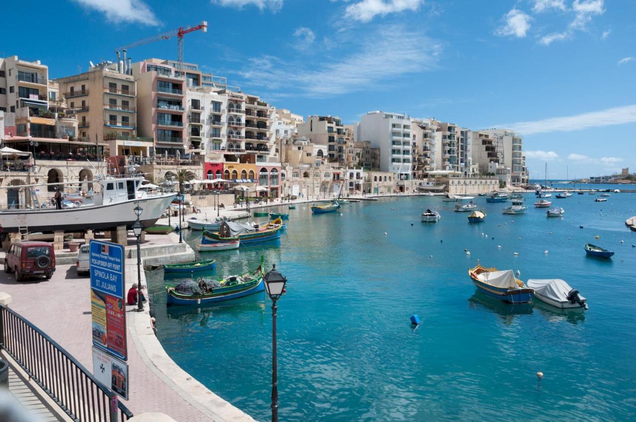 Modern 2 Bedroom Maisonette In Central Sliema Exteriör bild