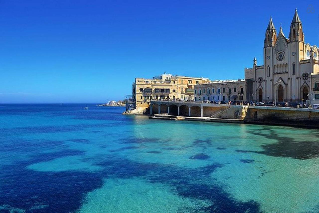 Modern 2 Bedroom Maisonette In Central Sliema Exteriör bild